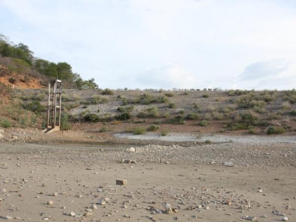 Barragem Cajazeiras, localizada na cidade de Pio IX, Sul do Piau&iacute;.(Imagem:Rosa Melo/Arquivo pessoal)
