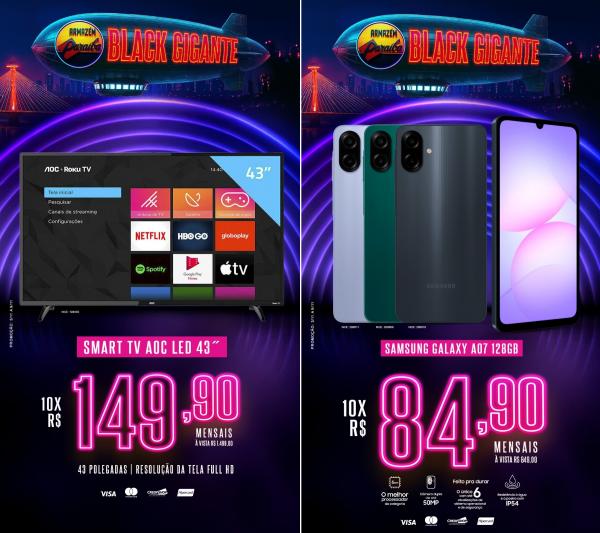 BLACK GIGANTE Armaz&eacute;m Para&iacute;ba chega com ofertas imperd&iacute;veis em Floriano.(Imagem:Divulga&ccedil;&atilde;o)