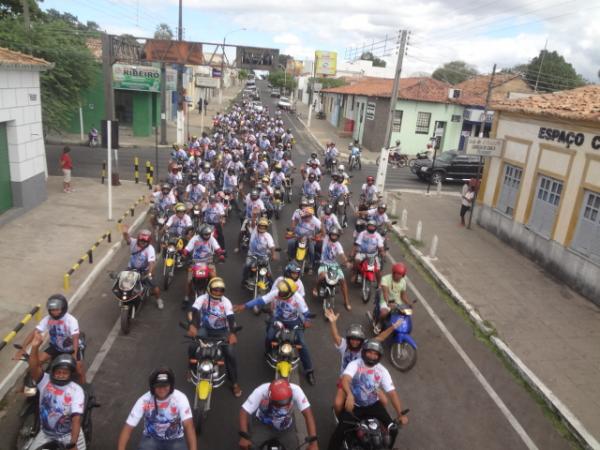 Concession&aacute;ria Honda comemorou o Dia do Motociclista.(Imagem:FlorianoNews)