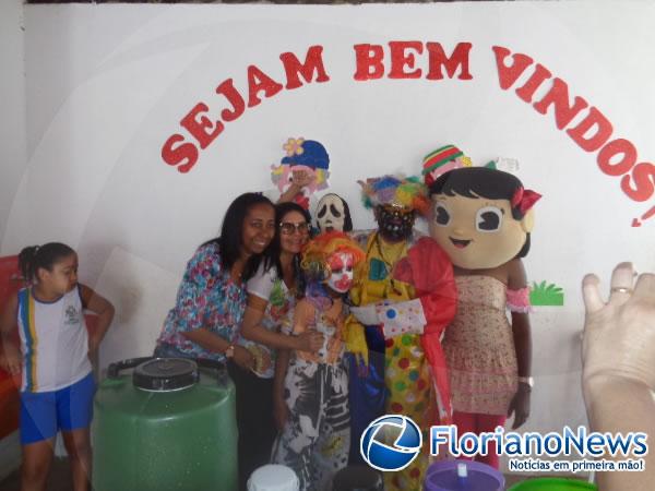 Escola Municipal Ant&ocirc;nio Guilherme realiza abertura da Semana da Crian&ccedil;a.(Imagem:FlorianoNews)