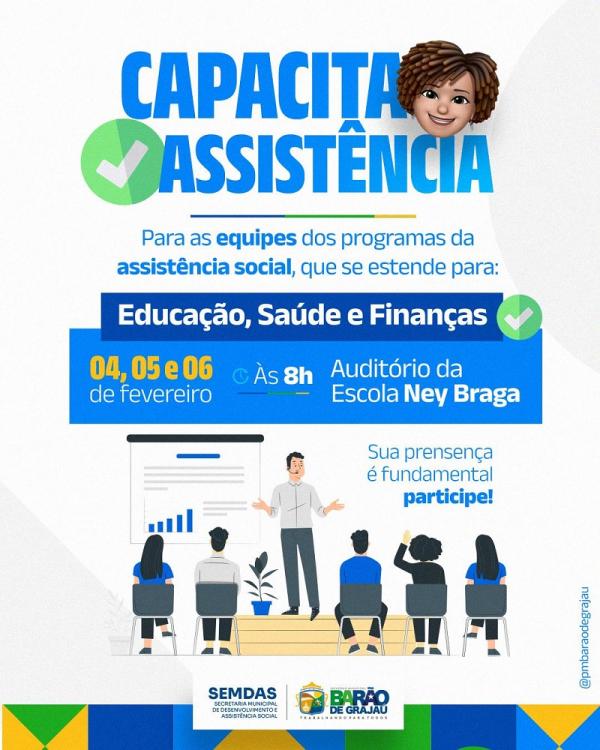 "Capacita Assistência" qualifica equipes em Barão de Grajaú