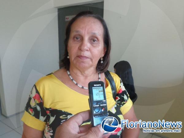 L&eacute;a Almeida, presidente do SINTE/Regional de Floriano.(Imagem:FlorianoNews)