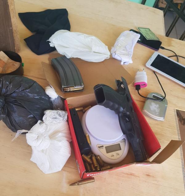 Material apreendido pela Pol&iacute;cia Civil.(Imagem:Divulga&ccedil;&atilde;o /Pc-PI)