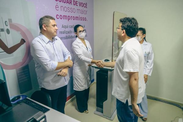 Rafael entrega 11ª Central de Diagnóstico do Piauí, instalada no Hospital Regional de Floriano(Imagem:João Allbert)
