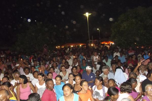 Prociss&atilde;o de encerramento do Festejo de Nossa Sr&ordf; da Guia. (Imagem:FlorianoNews)