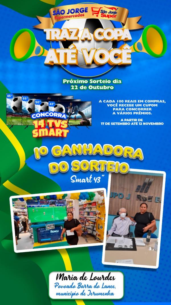 Realizado primeiro sorteio da campanha São Jorge Super e o São Jorge Supermercados