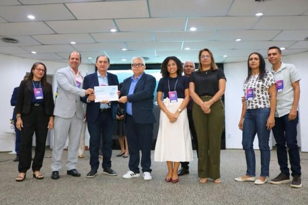 Floriano &eacute; destaque no Selo do M&eacute;rito Previdenci&aacute;rio em evento do TCE-PI(Imagem:Secom)