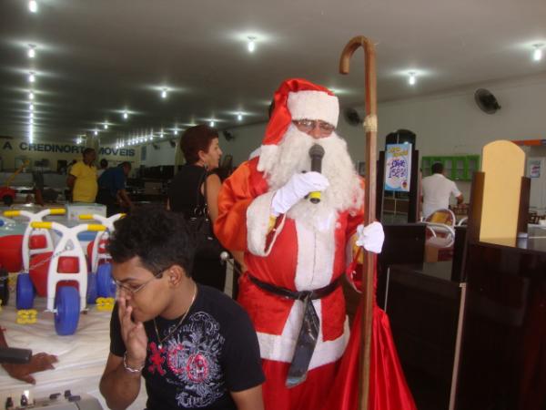 Papai Noel na Credinorte(Imagem:reda&ccedil;ao)