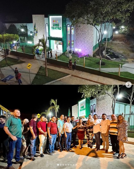 Deputado Dr. Francisco Costa participa de inauguração do Cine Teatro em São João do Arraial