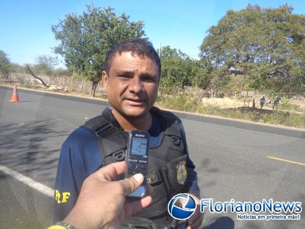Colisão de veículos na BR- 343 deixa feridos Policiais Militar.(Imagem:Floriano News)