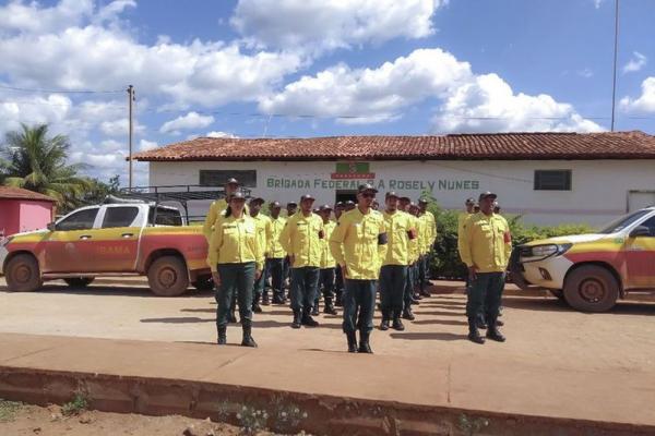 Brigada Federal de preven&ccedil;&atilde;o e combate a inc&ecirc;ndio florestal.(Imagem:Minist&eacute;rio do Meio Ambiente/ Divulga&ccedil;&atilde;o)