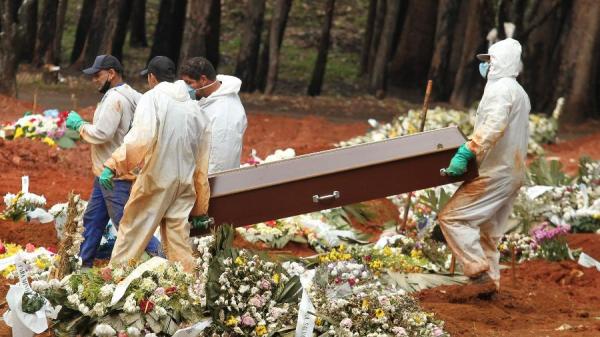 Brasil registra 620 mortes e mais de 23 mil casos de covid-19 em 24h