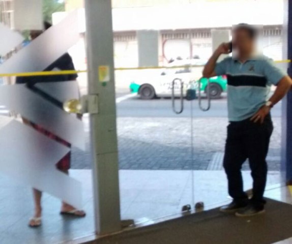 Seis pessoas ficam presas dentro de agência do BB