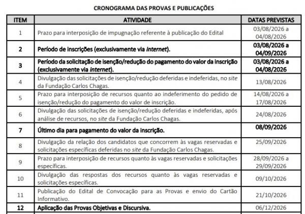 Concurso da PMPI tem prova adiada para dezembro, reabre inscri&ccedil;&otilde;es e inclui PcD.(Imagem:Reprodu&ccedil;&atilde;o)