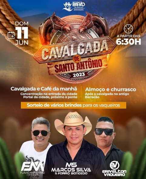 Barão de Grajaú se prepara para a tradicional "Cavalgada de Santo Antônio"