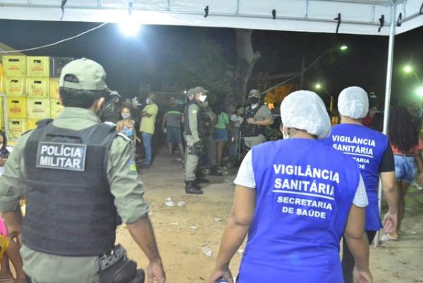 PM interrompe vaquejada por descumprir normas sanitárias em Floriano