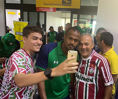 Fluminense desembarca em Teresina para jogo com River