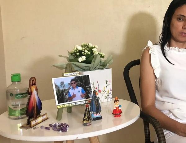 Viúva de homem assassinado decidiu deixar a cidade após ameaças, mas vítima decidiu ficar