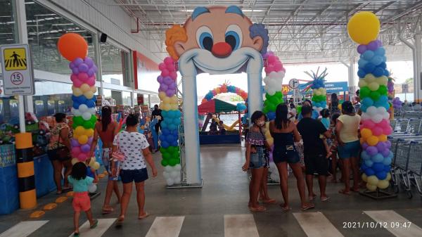 Comemoração "Dia das Crianças" no Mix Atacarejo foi um sucesso