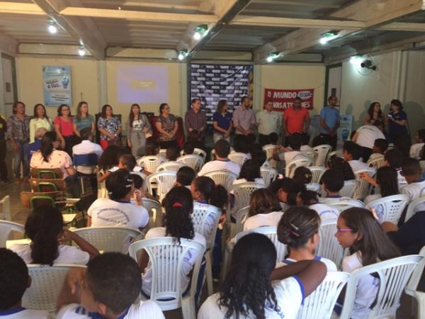 Projeto que visa o uso racional de água e energia elétrica contempla escolas da Rede Municipal.(Imagem:SECOM)