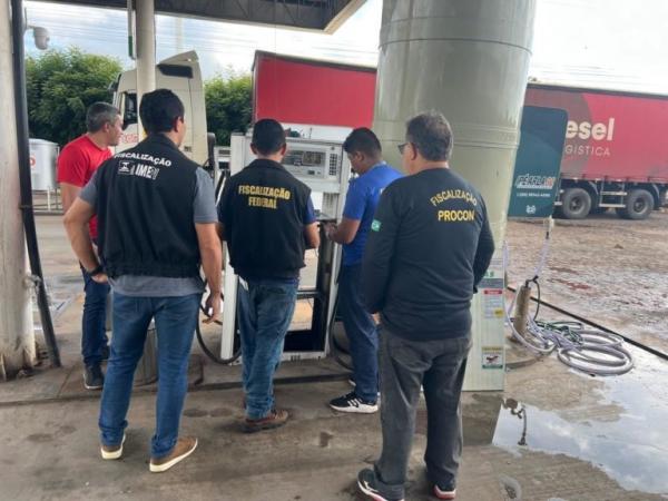 Nove postos de combustíveis são autuados durante fiscalização no Piauí