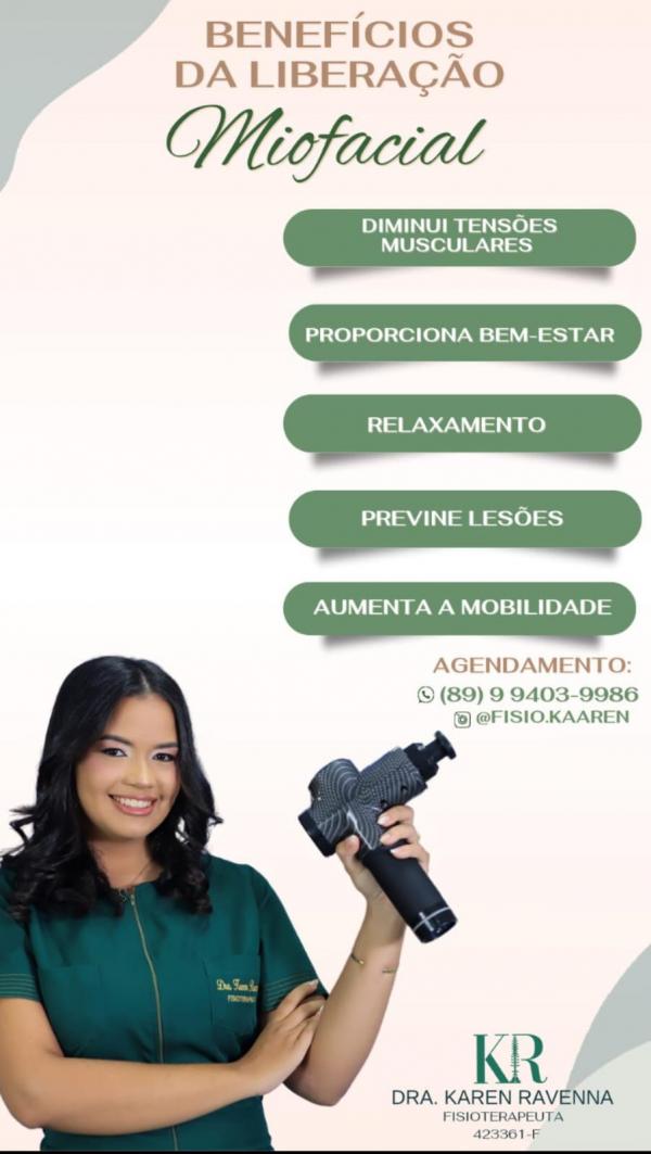 Karen Ravenna - Fisioterapeuta(Imagem:Divulga&ccedil;&atilde;o)