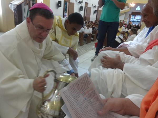  Missa da Ceia do Senhor na Catedral S&atilde;o Pedro de Alc&acirc;ntara.(Imagem:FlorianoNews)