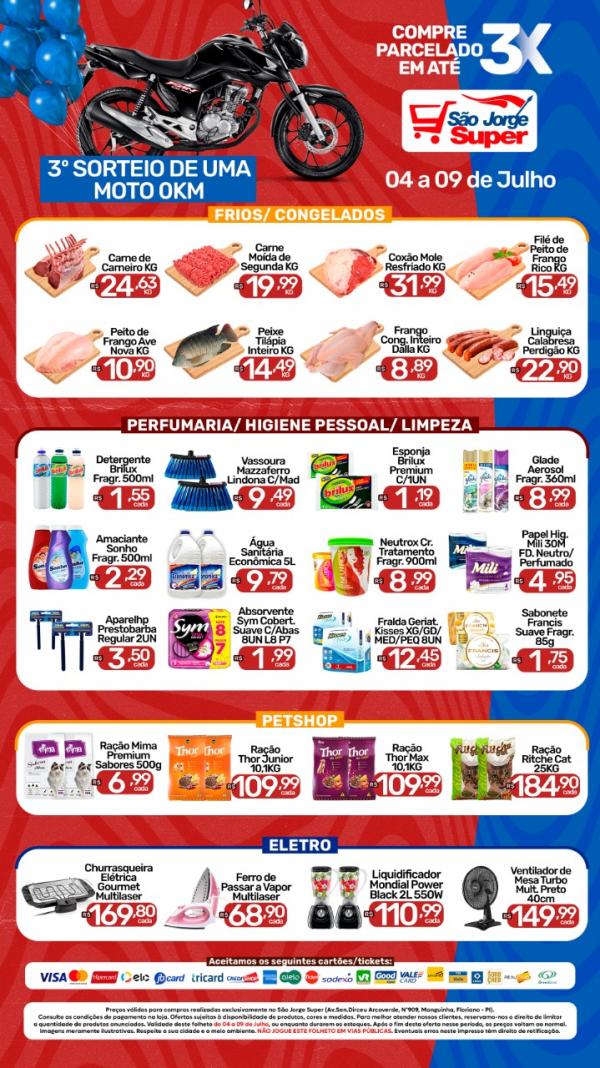 Confira as ofertas da semana do S&atilde;o Jorge Super(Imagem:Divulga&ccedil;&atilde;o)