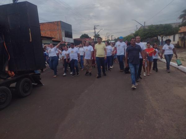  Bar&atilde;o de Graja&uacute; realiza caminhada em alus&atilde;o ao Dia Mundial do Autismo.(Imagem:FlorianoNews)