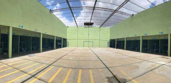 Penitenci&aacute;ria Irm&atilde;o Guido tem pavilh&otilde;es reformados exclusivamente com trabalho de detentos(Imagem:Divulga&ccedil;&atilde;o/Sejus)