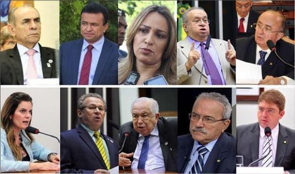 Bancada federal do Piau&iacute; ficou dividida na vota&ccedil;&atilde;o do impeachment na C&acirc;mara.(Imagem:G1.)