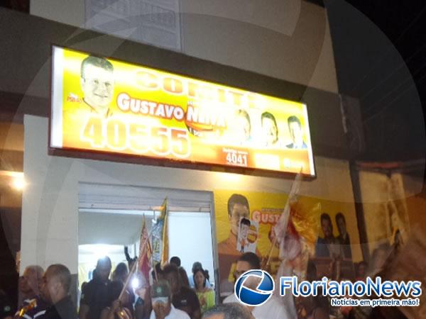 Gustavo Neiva inaugura comitê e lança campanha em Floriano.(Imagem:FlorianoNews)