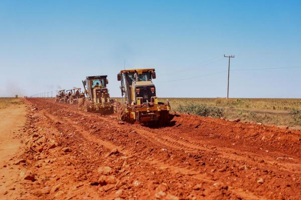 Rafael Fonteles anuncia que &uacute;ltima etapa da rodovia Transcerrados ser&aacute; entregue no in&iacute;cio de 2026(Imagem:Gabriel Paulino)