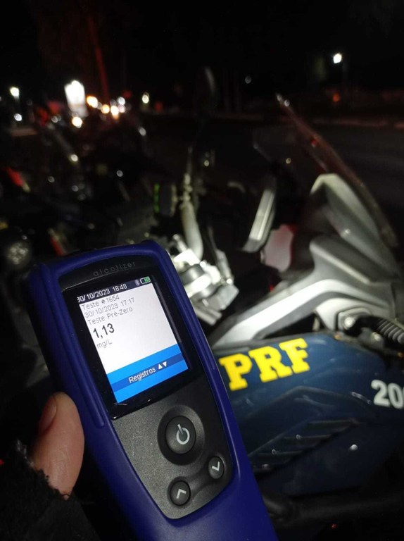 Homem é preso pela PRF, em Barão do Grajaú, por embriaguez ao volante