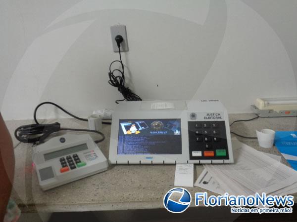Iniciados os trabalhos de mídias nas urnas eleitorais em Floriano