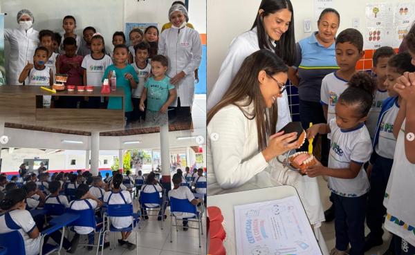 Equipes de Sa&uacute;de Bucal promovem a&ccedil;&otilde;es educativas e preventivas em escolas de Bar&atilde;o de Graja&uacute;.(Imagem:Reprodu&ccedil;&atilde;o/Instagram)