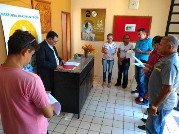 Dom Edivalter e PASCOM fazem segundo dia de visitas aos veículos de comunicação