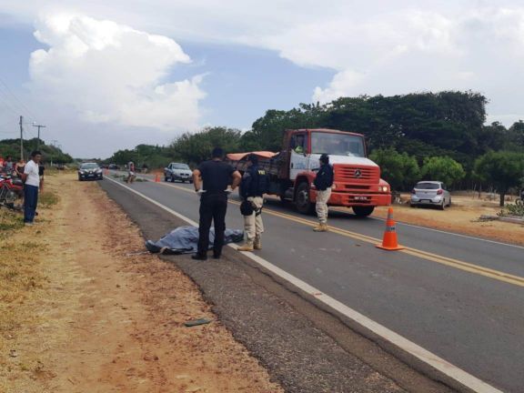 Idoso morre após ser atropelado por veículo na rodovia BR-343