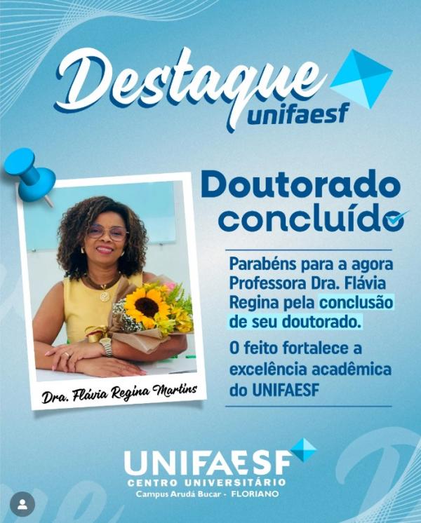 Professora e coordenadora do curso de Psicologia do UNIFAESF conclui Doutorado em Educação