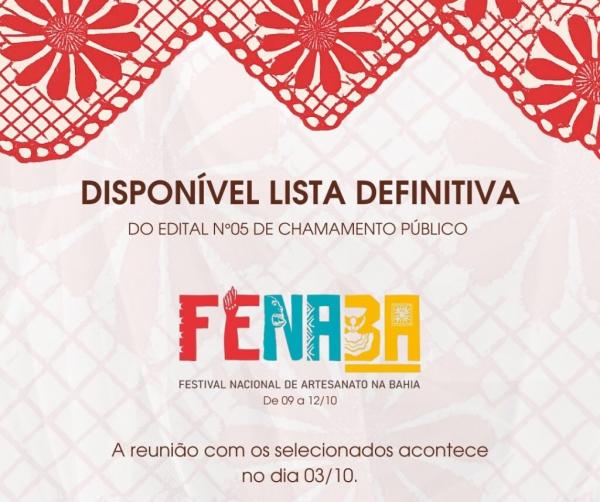 Sudarpi divulga lista definitiva de artesãos que representarão o Piauí em Feira na Bahia