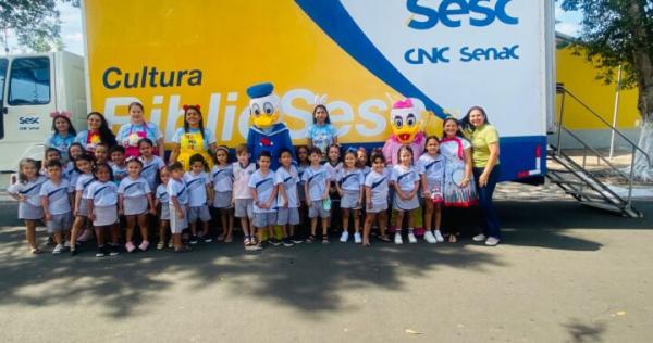 BiblioSesc leva encanto e imagina&ccedil;&atilde;o &agrave; Semana da Crian&ccedil;a em Bom Princ&iacute;pio(Imagem:Divulga&ccedil;&atilde;o)