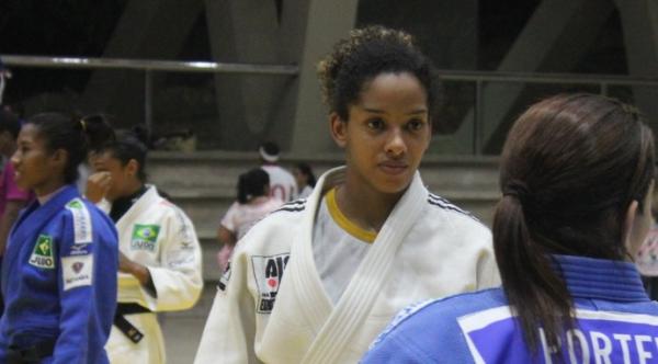 Hayssa Ewellin &eacute; a &uacute;nica judoca na delega&ccedil;&atilde;o.(Imagem: Emanuele Madeira)