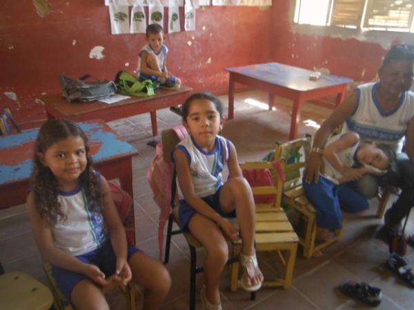 Alunos da educação infantil participam de atividades saudáveis na Escolinha da Mônica.(Imagem:FlorianoNews)