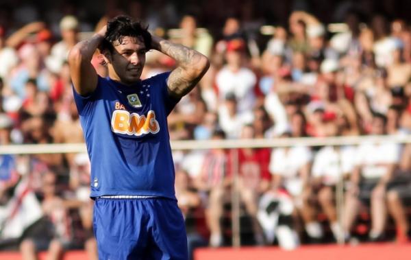 Ricardo Goulart lamenta chance perdida na derrota do Cruzeiro para o S&atilde;o Paulo.(Imagem:Futura Press)