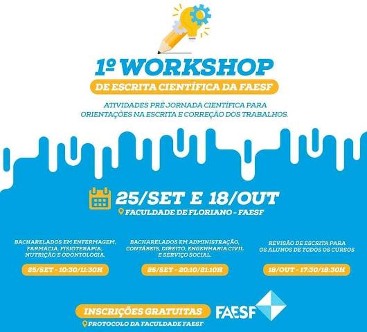 FAESF realiza I Workshop de Escrita Científica
