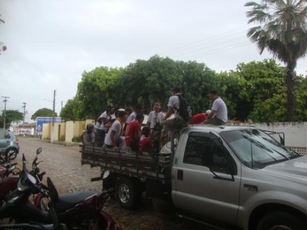 Chegada dos Escoteiros(Imagem:reda&ccedil;&atilde;o)