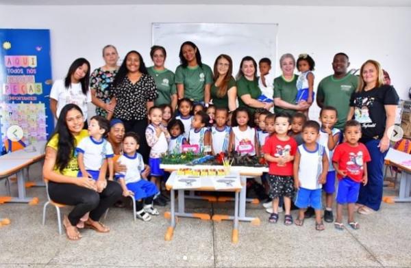 Departamento de Educa&ccedil;&atilde;o Ambiental promove atividades l&uacute;dicas sobre queimadas em escola de Floriano.(Imagem:Reprodu&ccedil;&atilde;o/ Instagram)