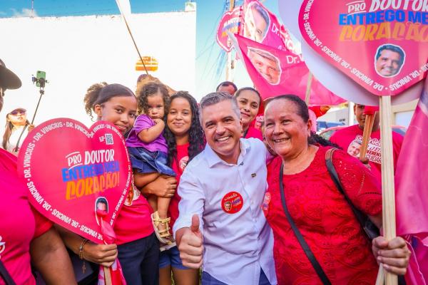 Dr. Vinicius demonstra forte musculatura política e arrasta multidão em convenção da coligação ?O povo do Piauí em primeiro lugar?(Imagem:Ascom)