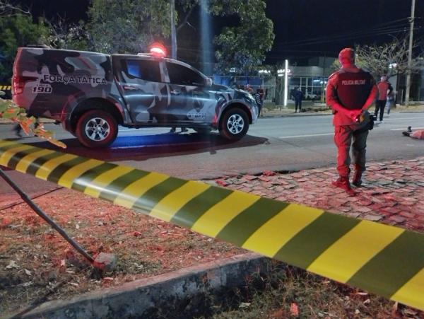 Motoboy foi assassinato com quatro tiros na Avenida Jo&atilde;o XXIII.(Imagem: Redes sociais)