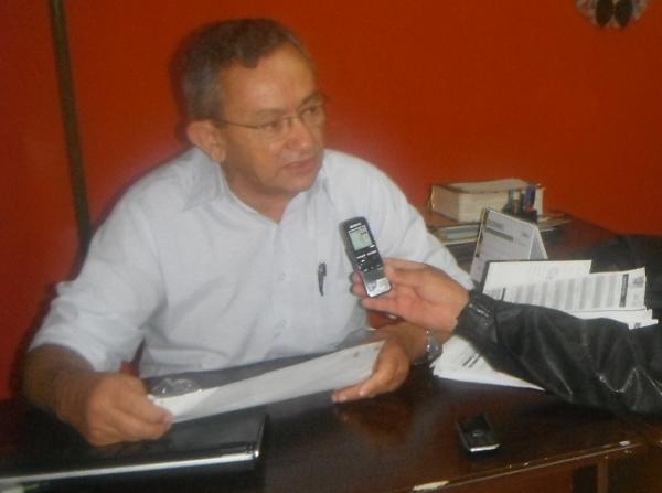 Gonzaga Carvalho, Secret&aacute;rio de Educa&ccedil;&atilde;o de Bar&atilde;o de Graja&uacute;.(Imagem:FlorianoNews)